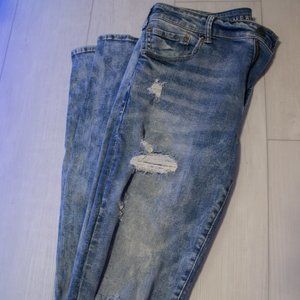 American Eagle x Young Money Distressed Stacked Skinny Jeans - Size 34 x 34